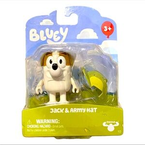 BLUEY STORY STARTERS PACK: JACK & ARMY HAT - COLLECTIBLE FIGURE - NEW!